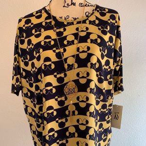 Disney Irma NWT golden and Navy XS